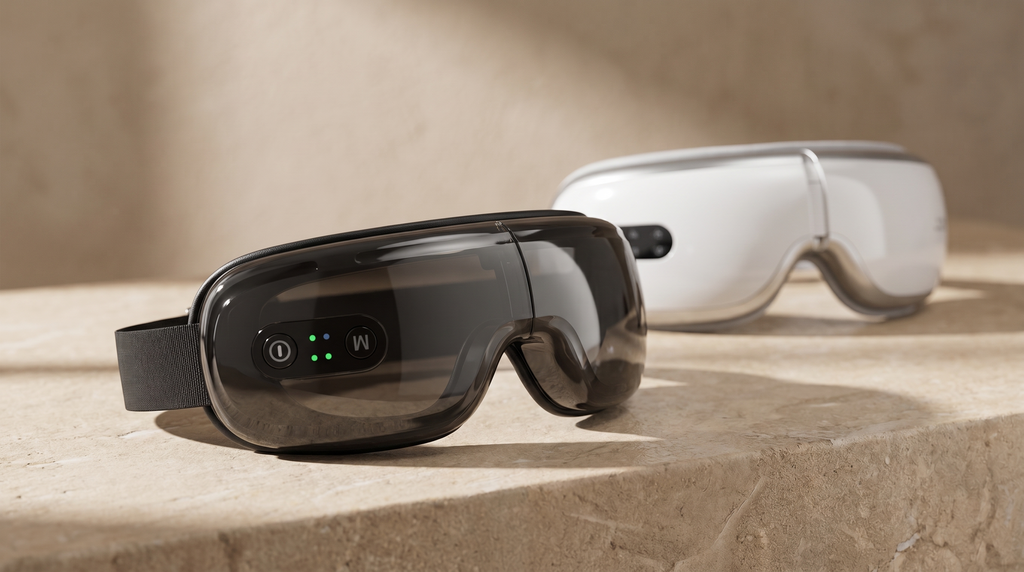 Nutelix Smart Eye Massager vs standard eye massager premium build quality comparison