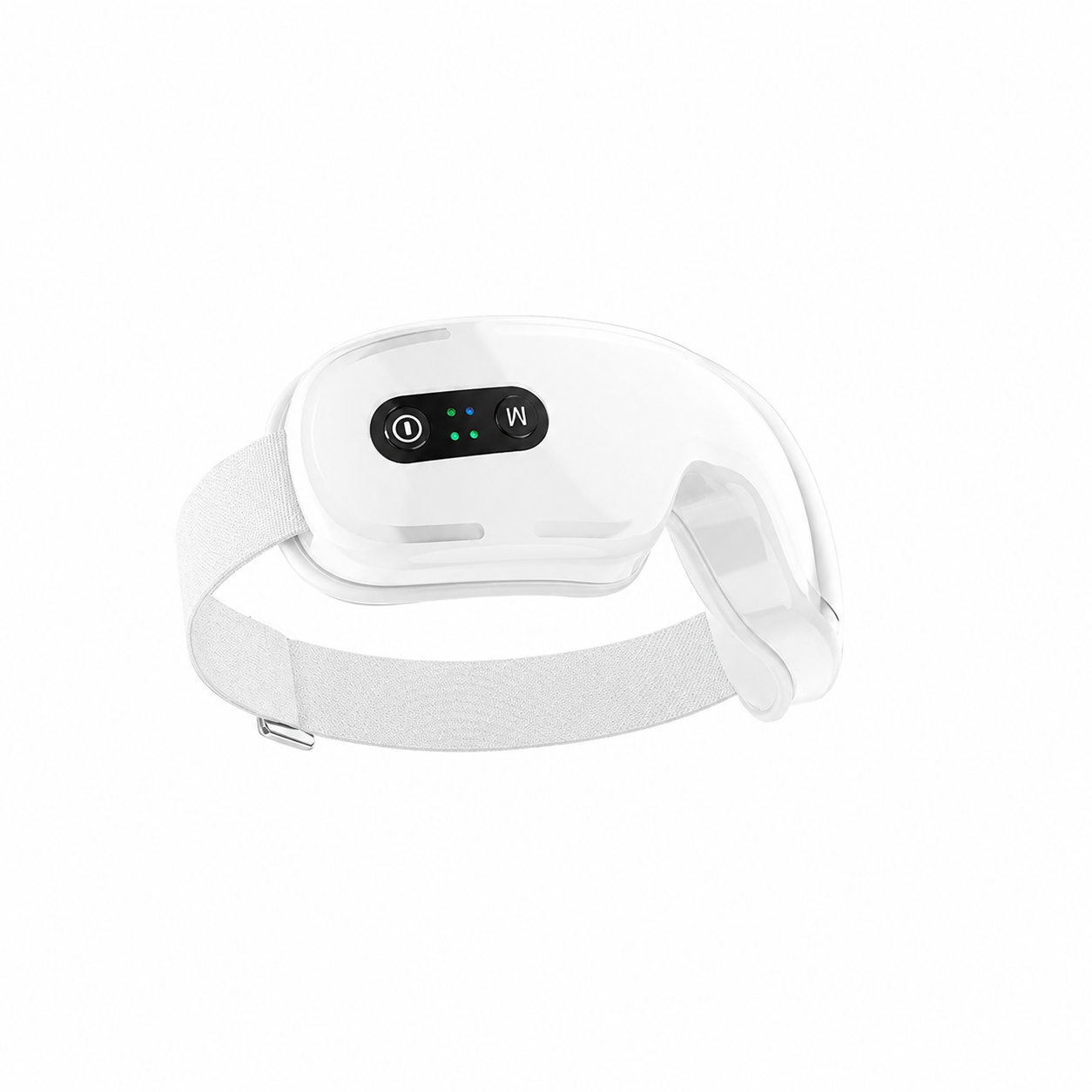 Nutelix Smart Eye Massager white colourway front view clean background